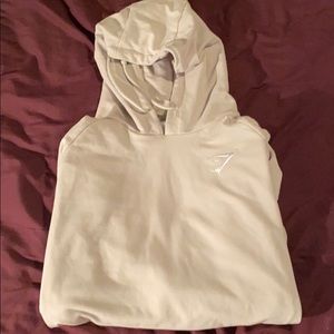 Gymshark Cream Hoodie Mens